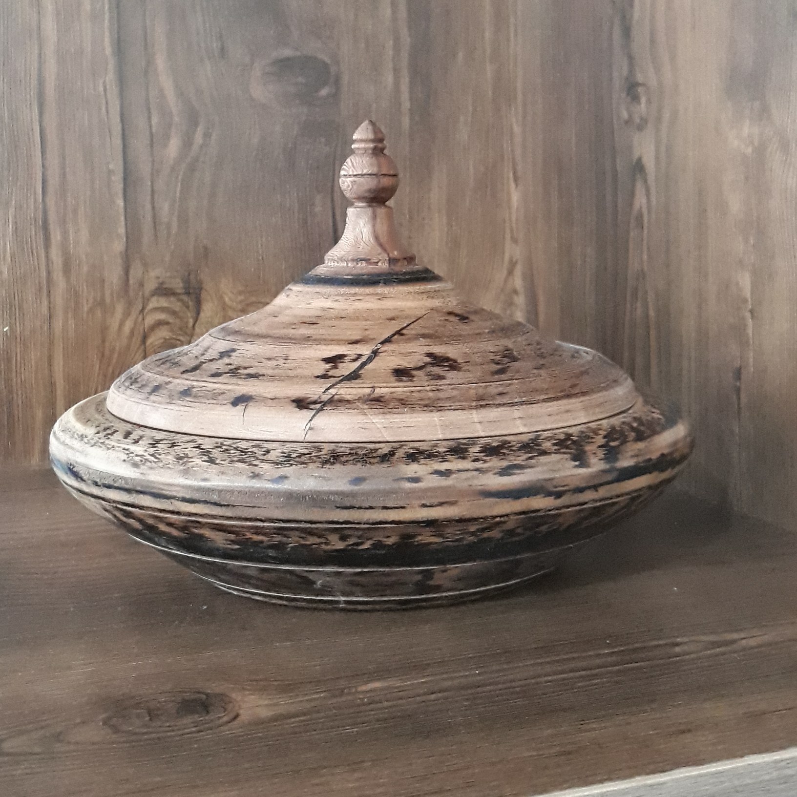 آجیل خوری چوبی خراطی