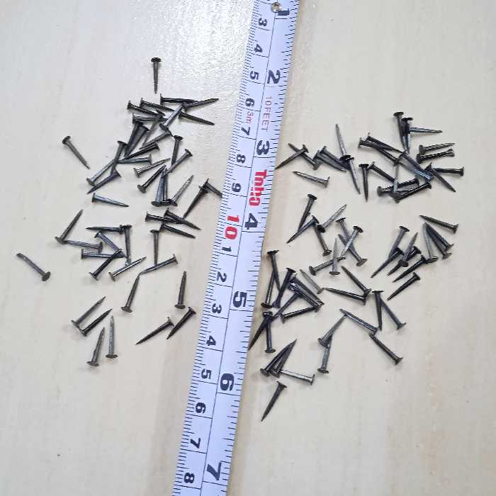 پک 100 عددی میخ ریز 12 میلیمتری
