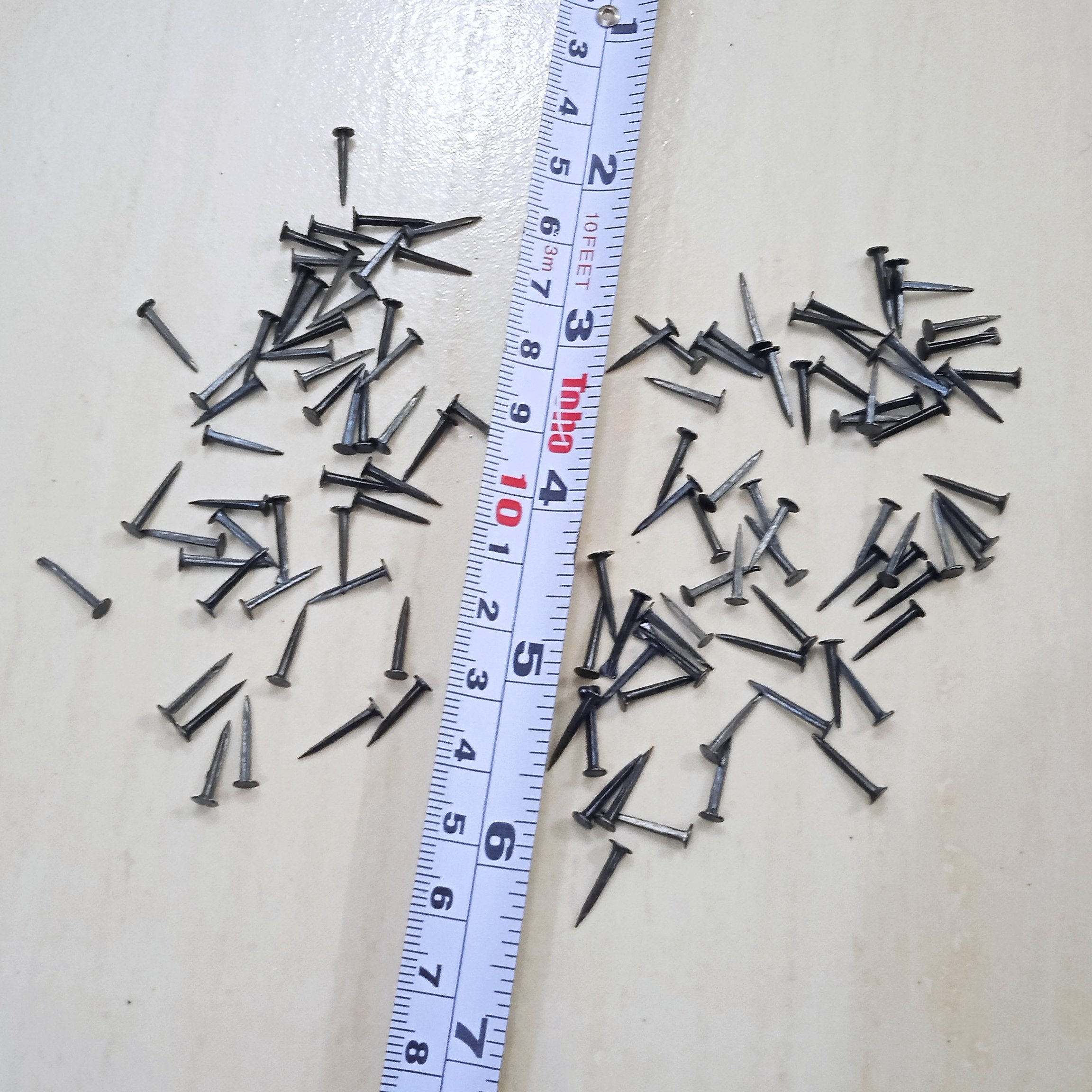 پک 100 عددی میخ ریز 12 میلیمتری