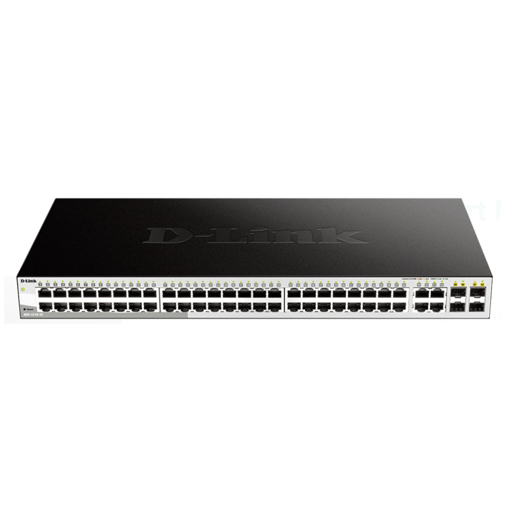 قیمت و خرید سوییچ شبکه مدیریتی 52 پورت دی لینک مدل DGS-1210-52 | نت ران
