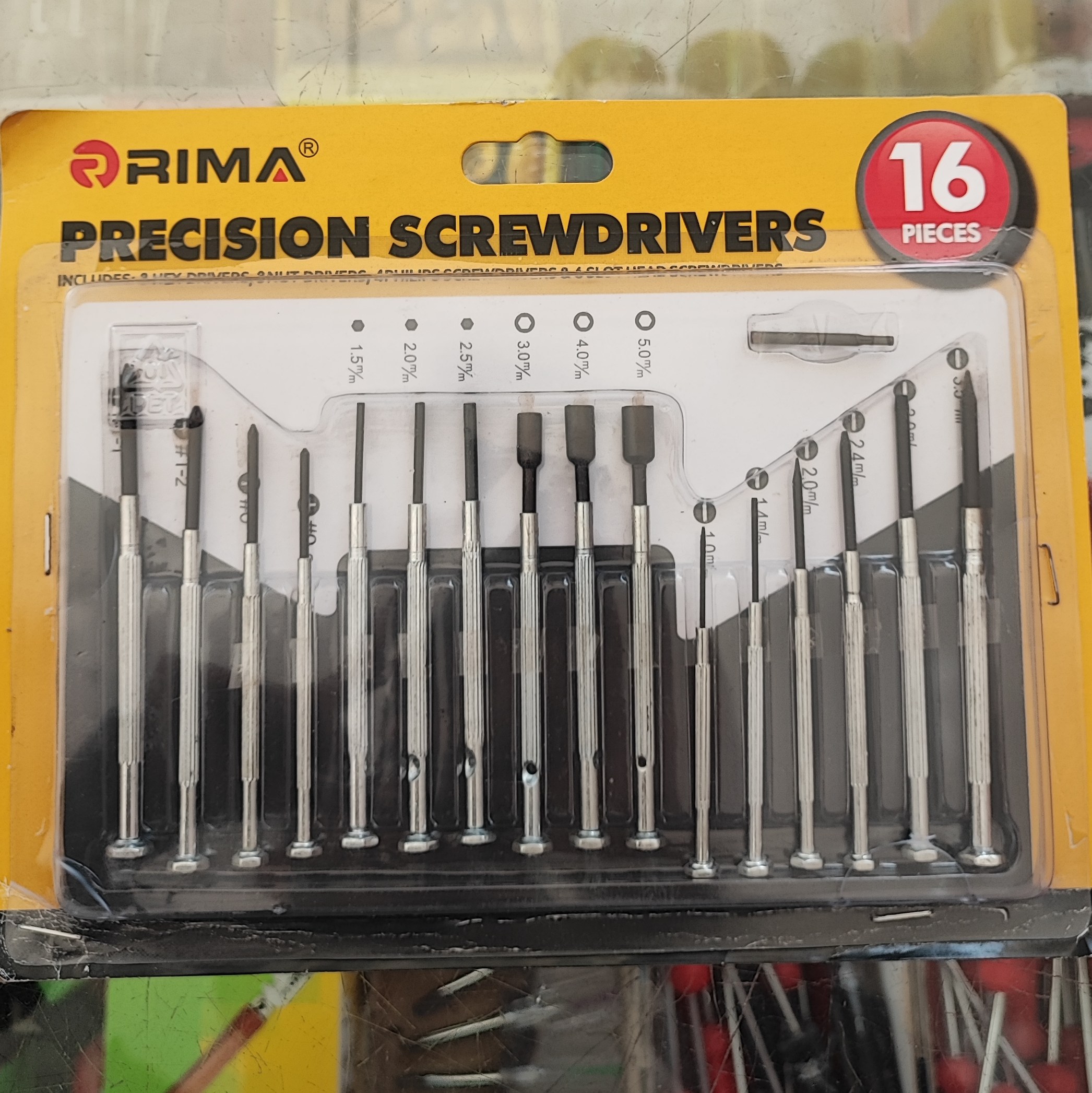 ست 16 پارچه پیچ گوشتی ساعتی برند ریما