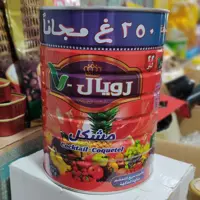 پودر شربت چند میوه مارک رویال خوش طعم تاریخ جدید 2750 گرمی