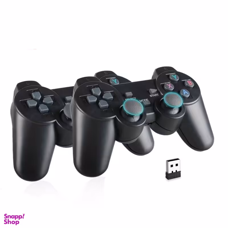 دسته بازی کنسول بی سیم مچر مدل MR W64 بسته 2 عددی