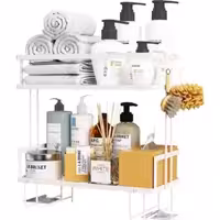 استند 2 طبقه توالت فرنگی فلزی