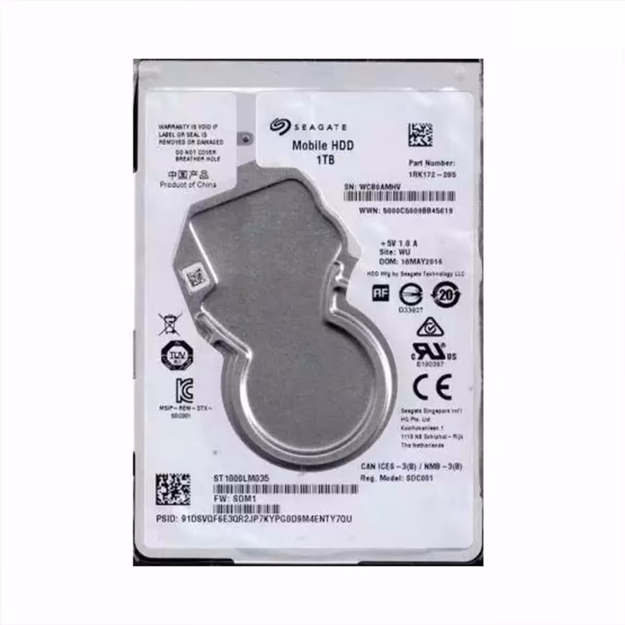 هارد دیسک لپ تاپ سیگیت 1000 گیگابایت ساتا