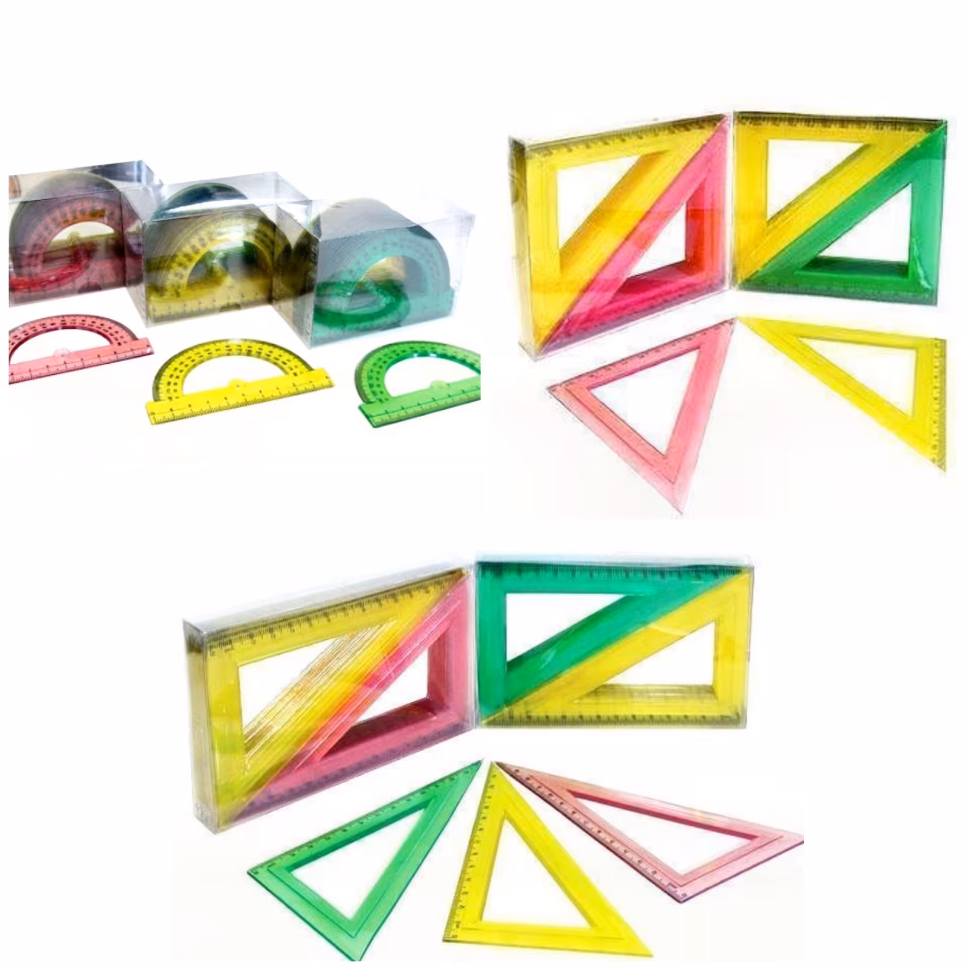 ست نقاله و گونیا های 45 و 60 درجه ژله ای