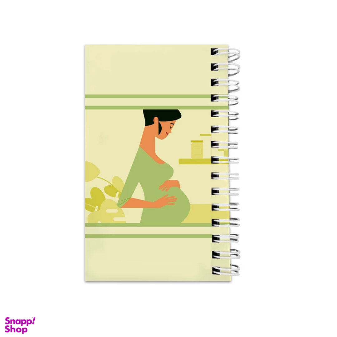 دفترچه یادداشت 64 برگ مدل To Do List طرح بارداری کد 94171