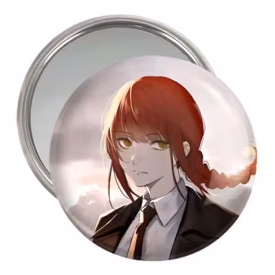 آینه جیبی خندالو مدل ماکیما انیمه مرد اره ای Chainsaw Man کد 22302