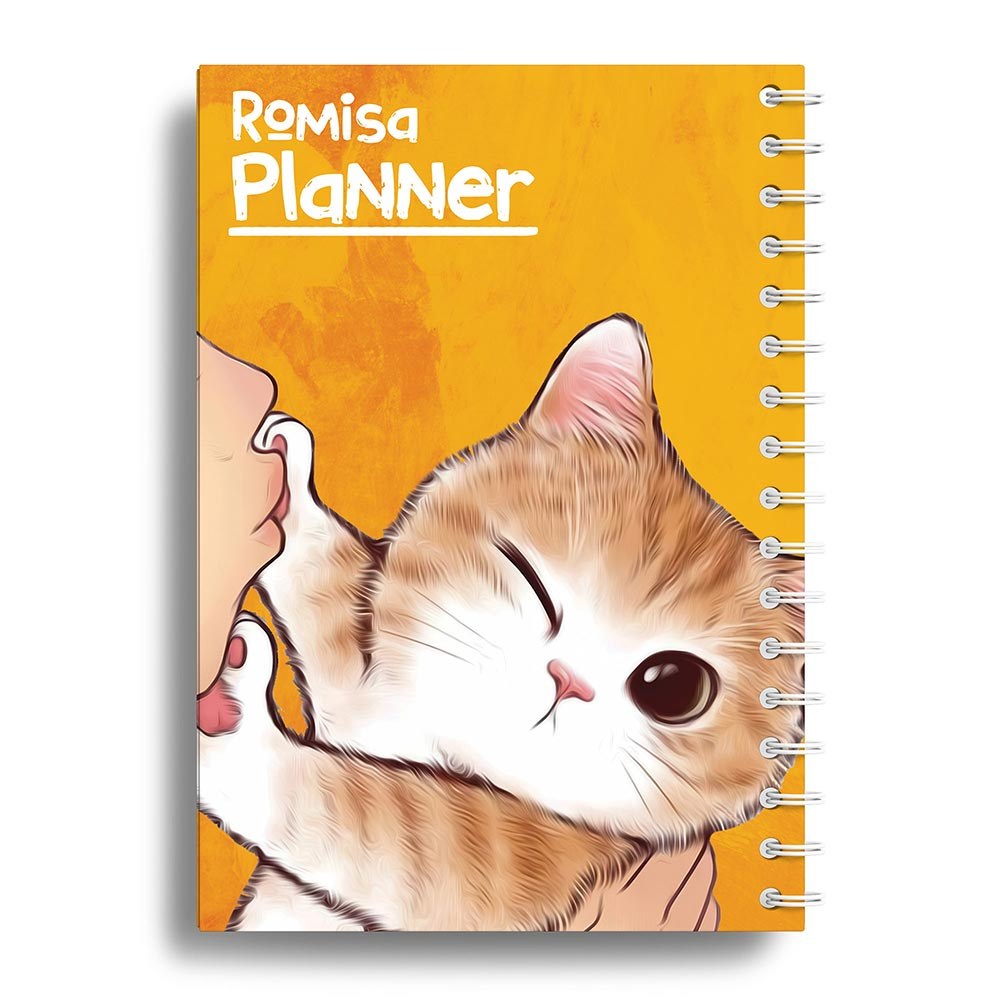 دفتر برنامه ریزی رومیسا پلنر طرح گربه (planner -cat)