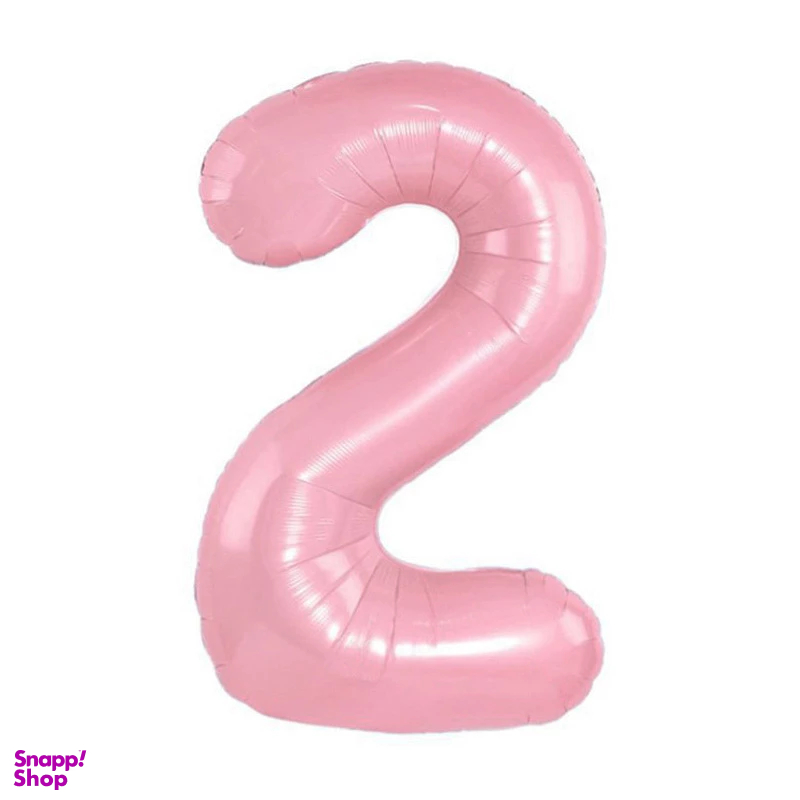 بادکنک فویلی طرح عدد 2 کد KP03