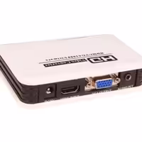 مبدل HDMI به VGA کی نت به همراه آداپتور و کابل صدا K-COHD2VGA