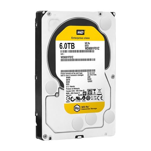 هارد دیسک اینترنالWD6001FSYZ وسترن دیجیتال سری RE-ظرفیت 6 ترابایت