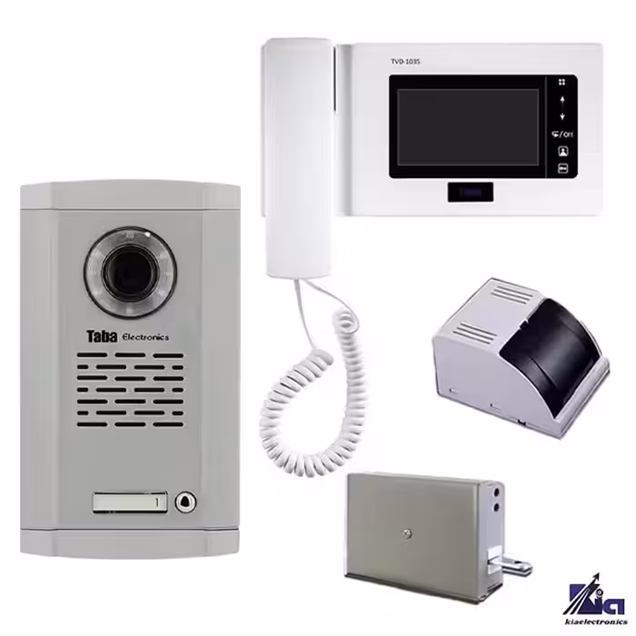 دربازکن تصویری یک واحدی تابا گوشی مدل 1035 و پنل 1860 