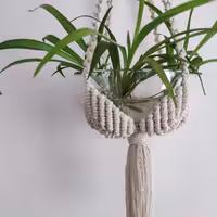 آویز گلدان مکرومه