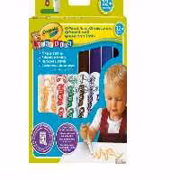 ماژیک قابل شست و شو 8 رنگ کودک crayola کد 8324