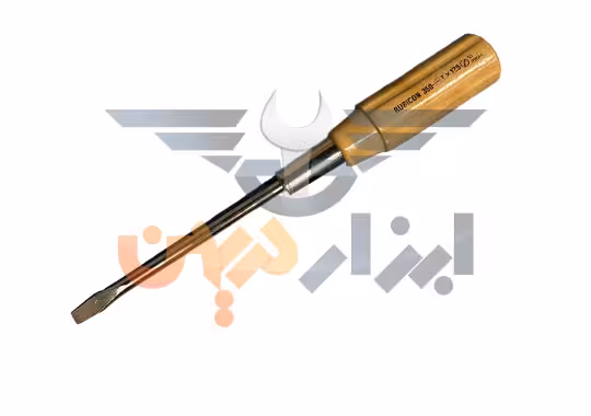 پیچ گوشتی دوسو ضربه خور دسته چوبی روبیکون ژاپن 7*125 rubicon