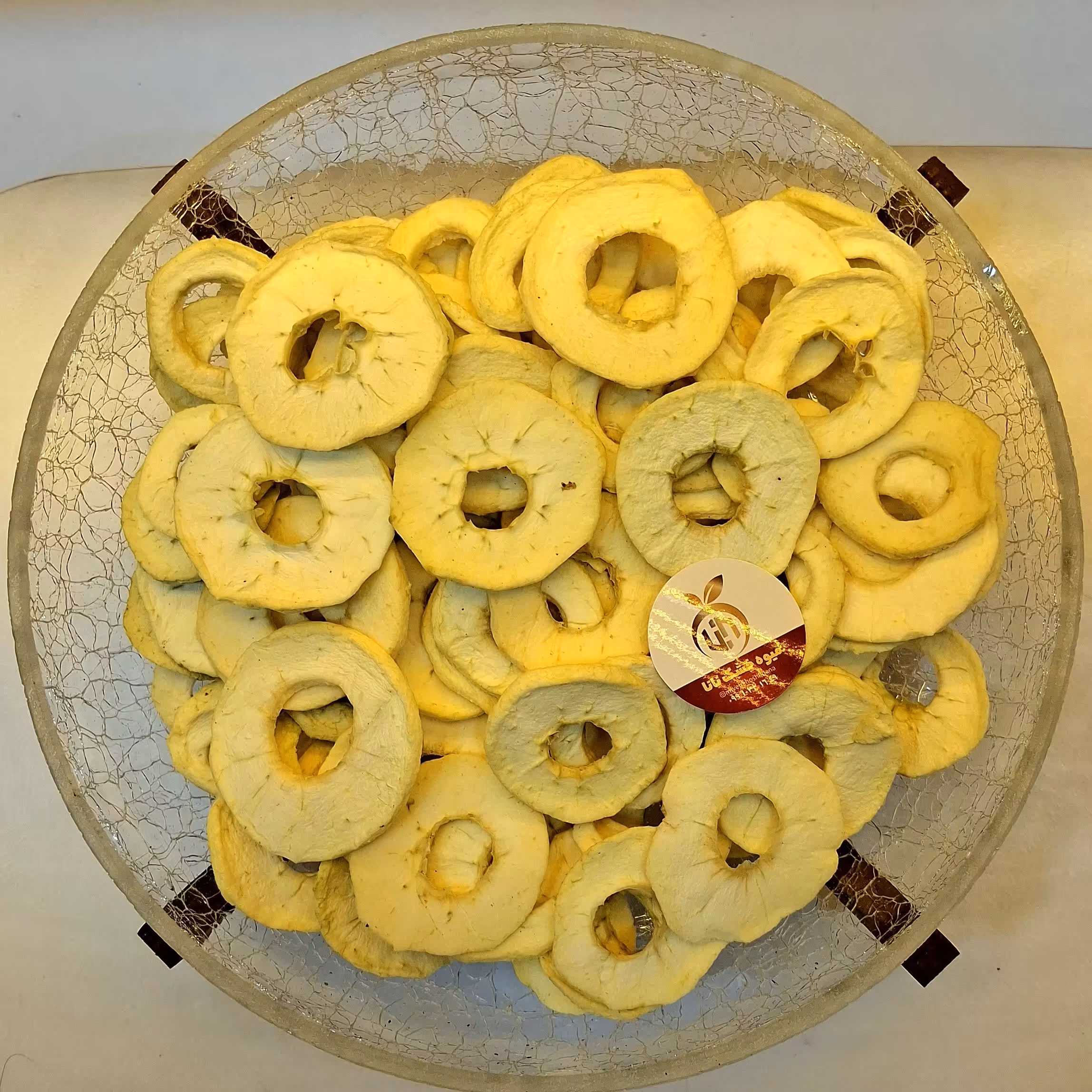 میوه خشک سیب 100 گرمی نانا