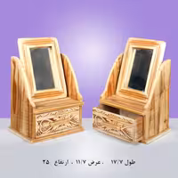 جعبه لوازم آرایشی03 چوبی دست ساز