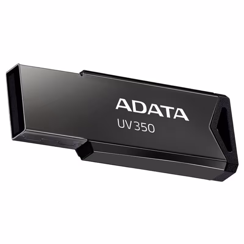 خرید فلش مموری ای دیتا Flash Memory Adata UV350 Black 64GB با بهترین قیمت