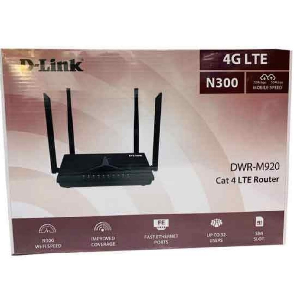 مودمسیمکارتی  4G.دی لینک.m920.4 آنتن.فوق العاده قوی