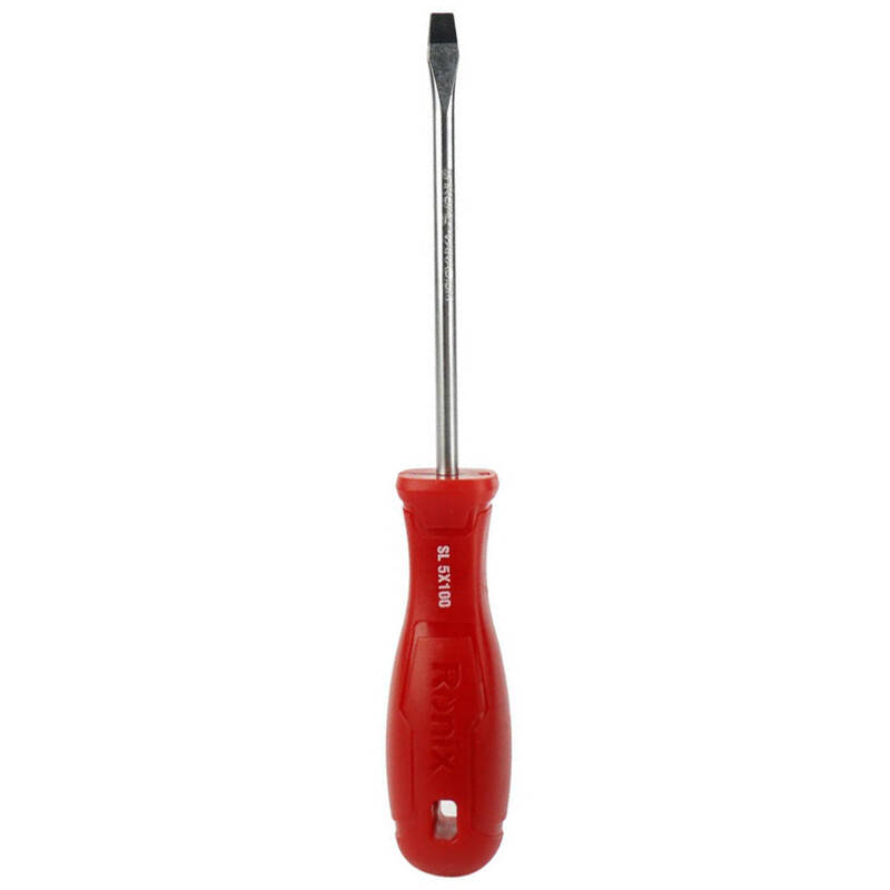 پیچ گوشتی تکی دسته پلاستیکی 5*100 دوسو رونیکس مدل RH-2770