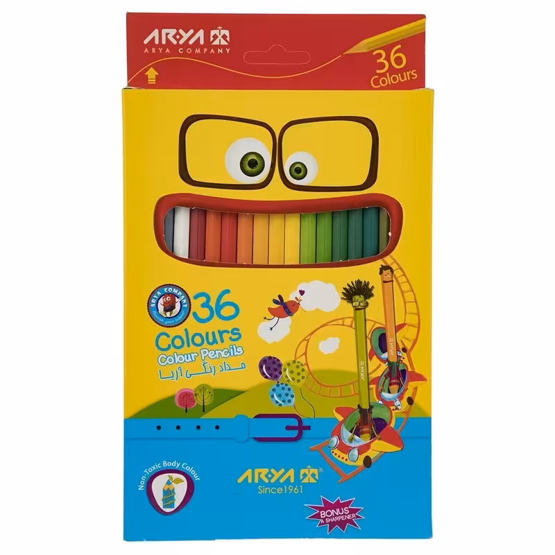 مدادرنگی آریا36رنگ