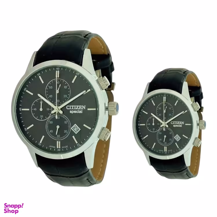 ست ساعت طرح سیتیزن سه موتور فعال کرنوگراف کد CT/BK.SET