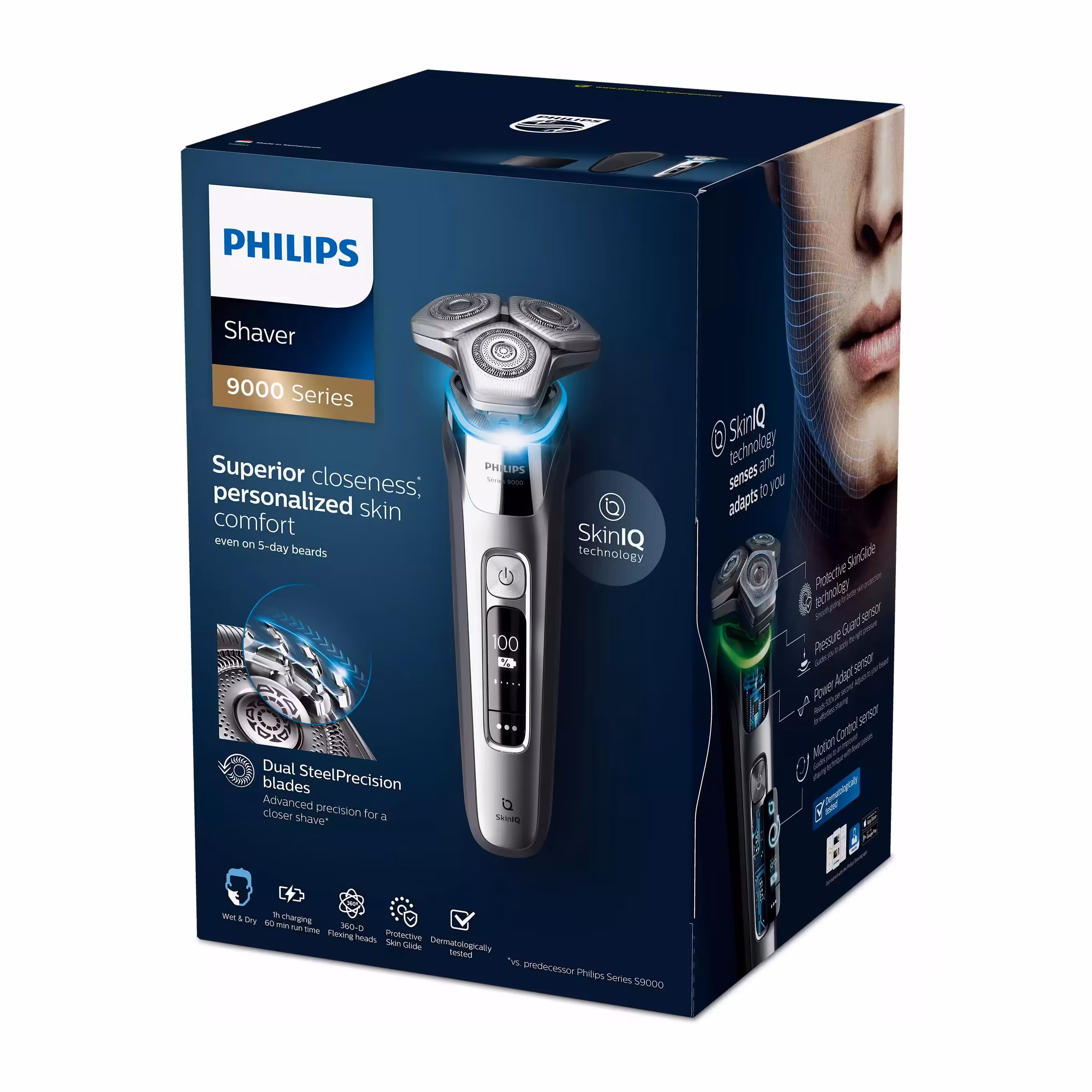 ریش تراش فیلیپس مدل S9985 اصل هلند با گارانتی 24 ماهه فیلیپس