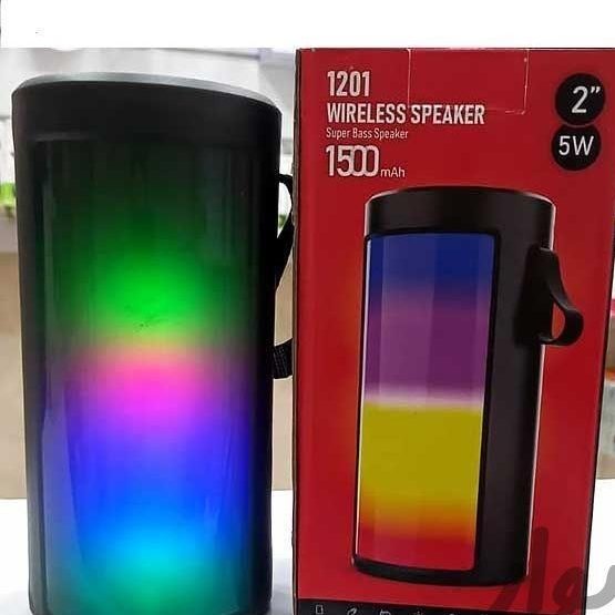 اسپیکر zqs 1201 شارژی rgb بسیار زیبا و شیک