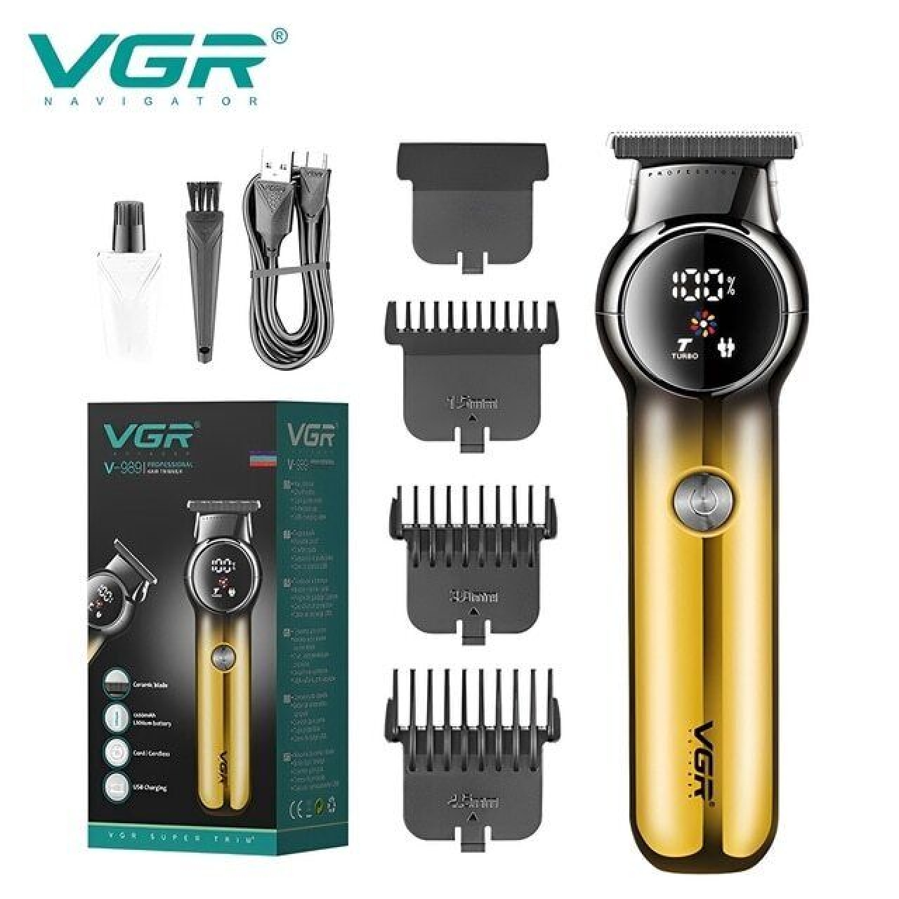 ماشین اصلاح موی سر و صورت وی جی ار مدل VGR-989