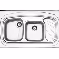 سینک استیل البرز مدل 611 توکار و روکار