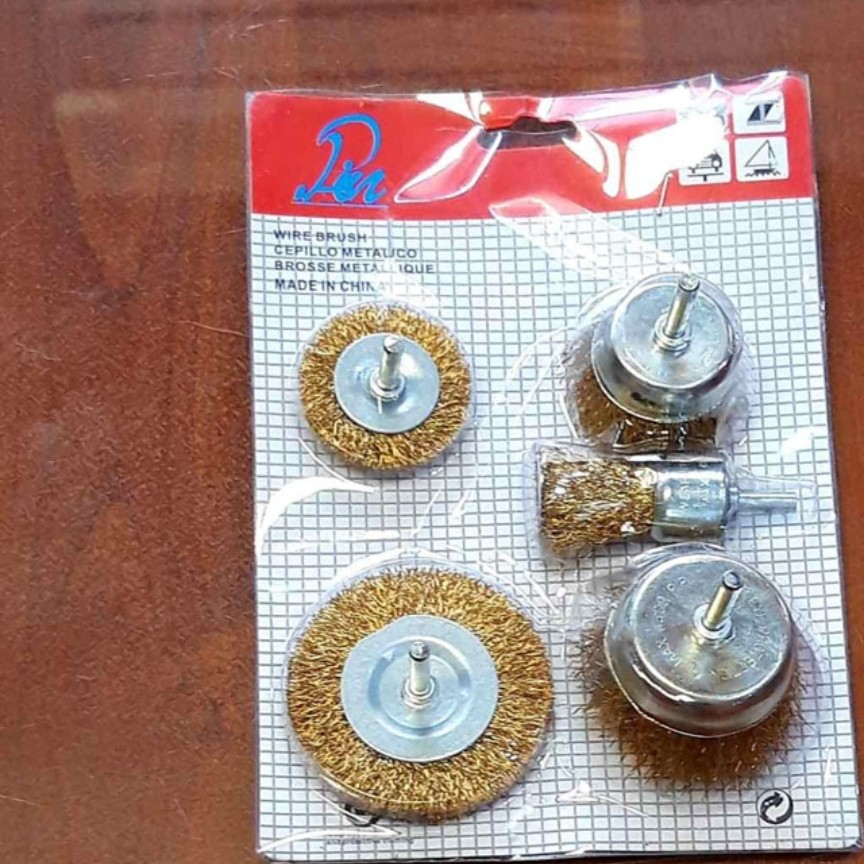 فرچه سر دلر سیمی ( 5 عددی )