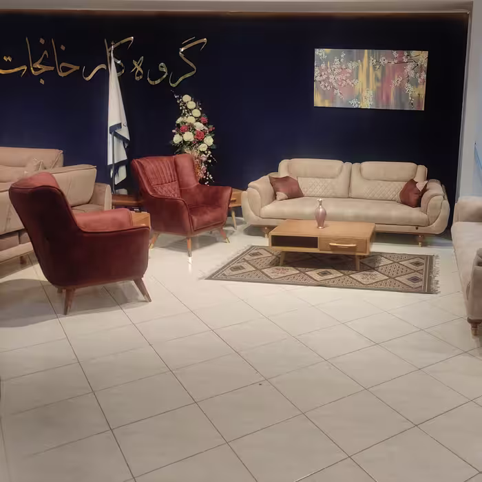مبل راحتی هشت نفره مدل لیون 