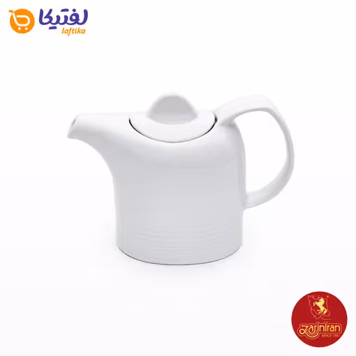 قوری قهوه خوری سه فنجان چینی زرین هتلی 49 سفید