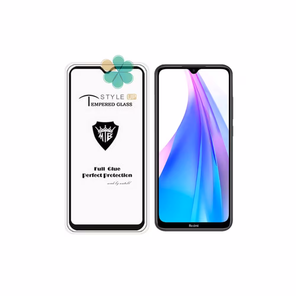 گلس میتوبل گوشی شیائومی Xiaomi Redmi Note 8T مدل تمام صفحه