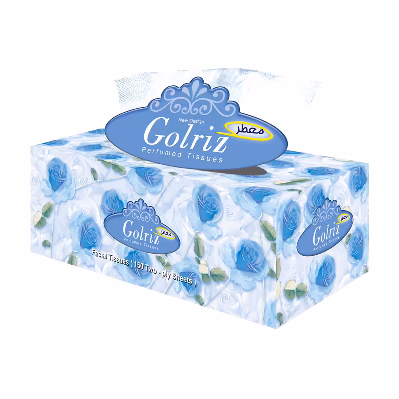  دستمال کاغذی گلریز معطر 150 برگ 2 لایه
