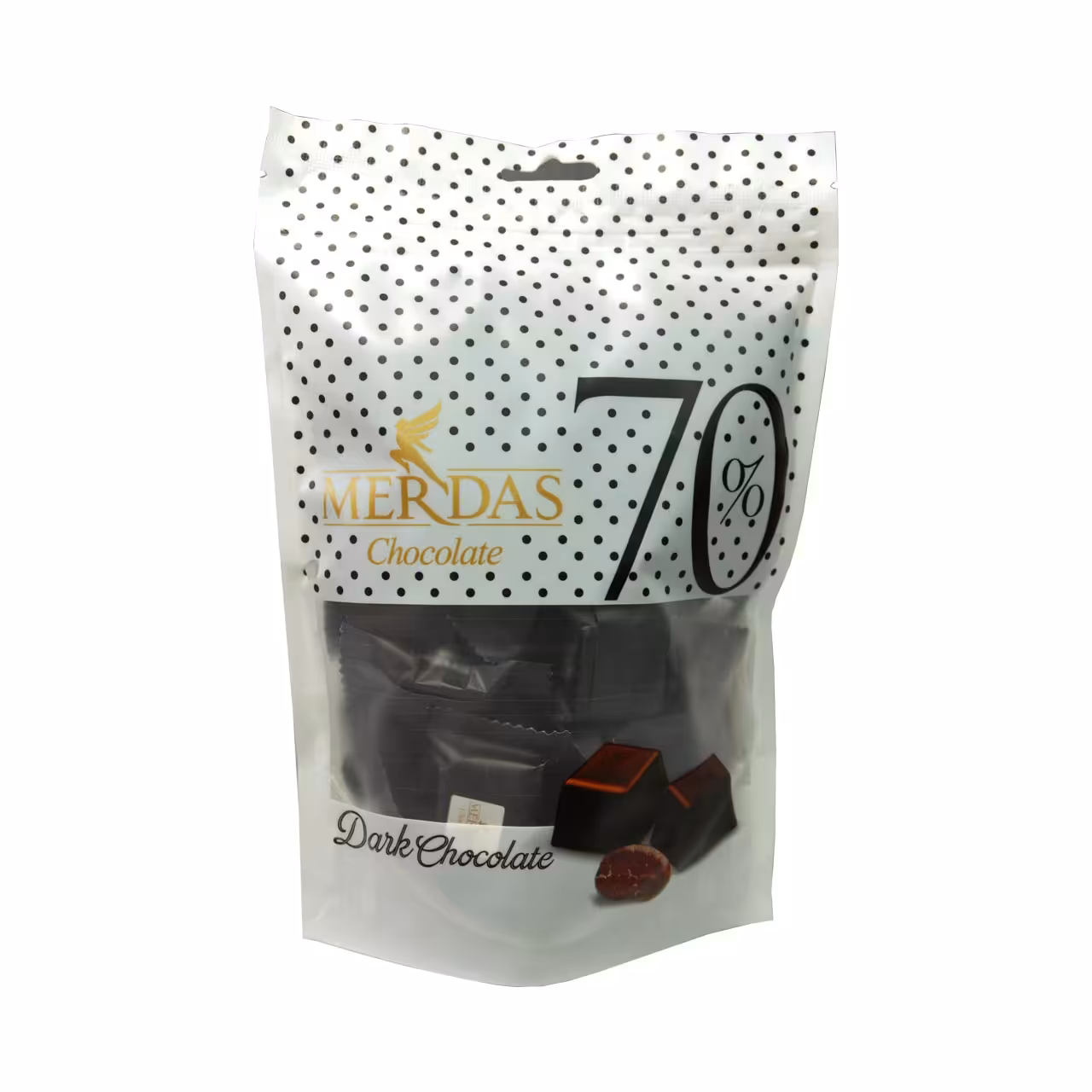 شکلات 70 درصد تلخ 250 گرم مرداس - merdas