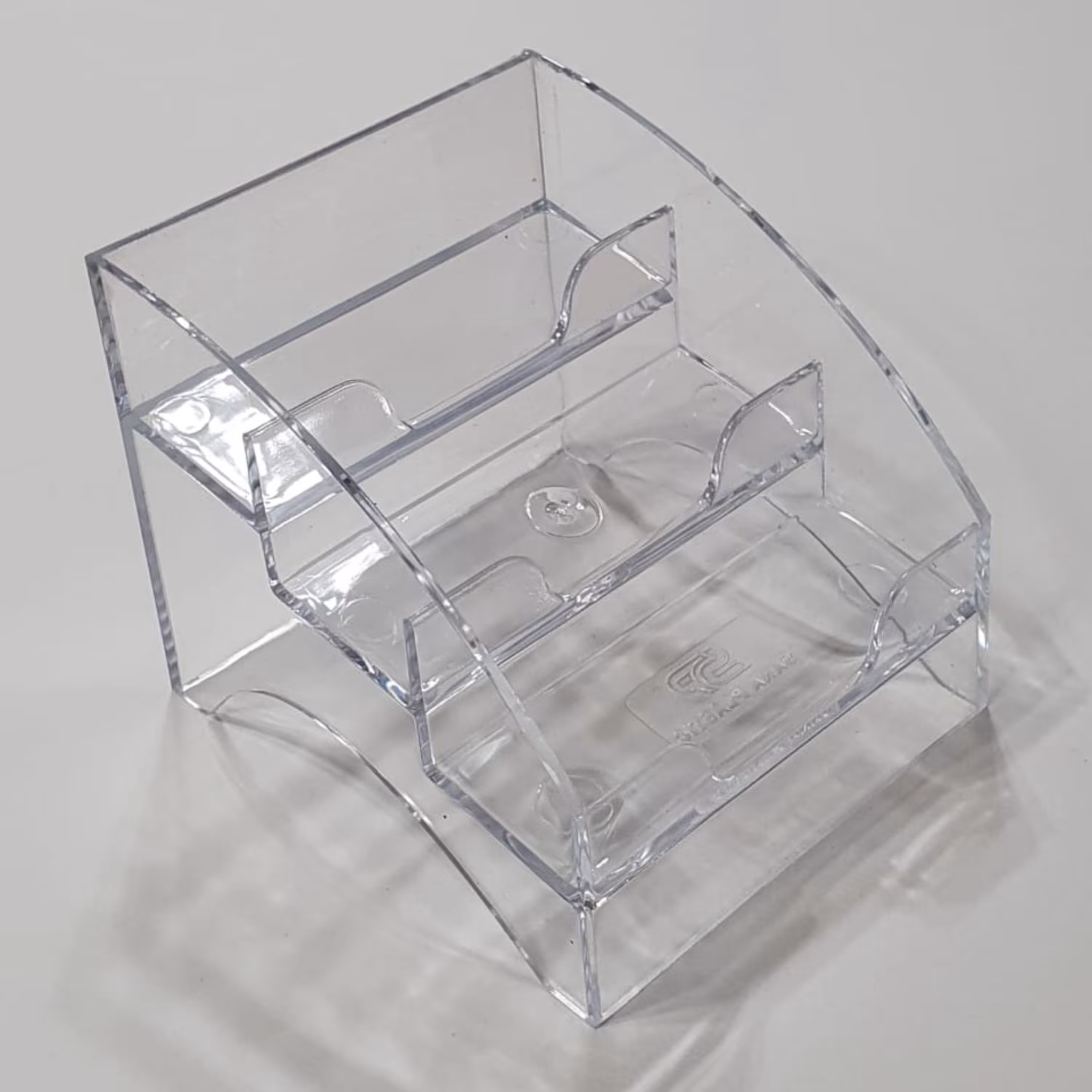 جای کارت ویزیت 3 خانه کریستالی