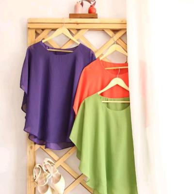 شومیززنانه کرپ حریر دولایه مدل پانچ