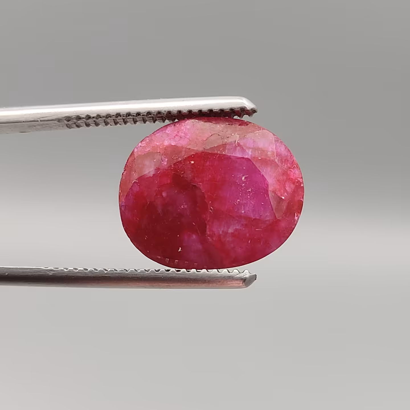 یاقوت سرخ معدنی اصل و طبیعی 12.05 قیراط 15 میل 