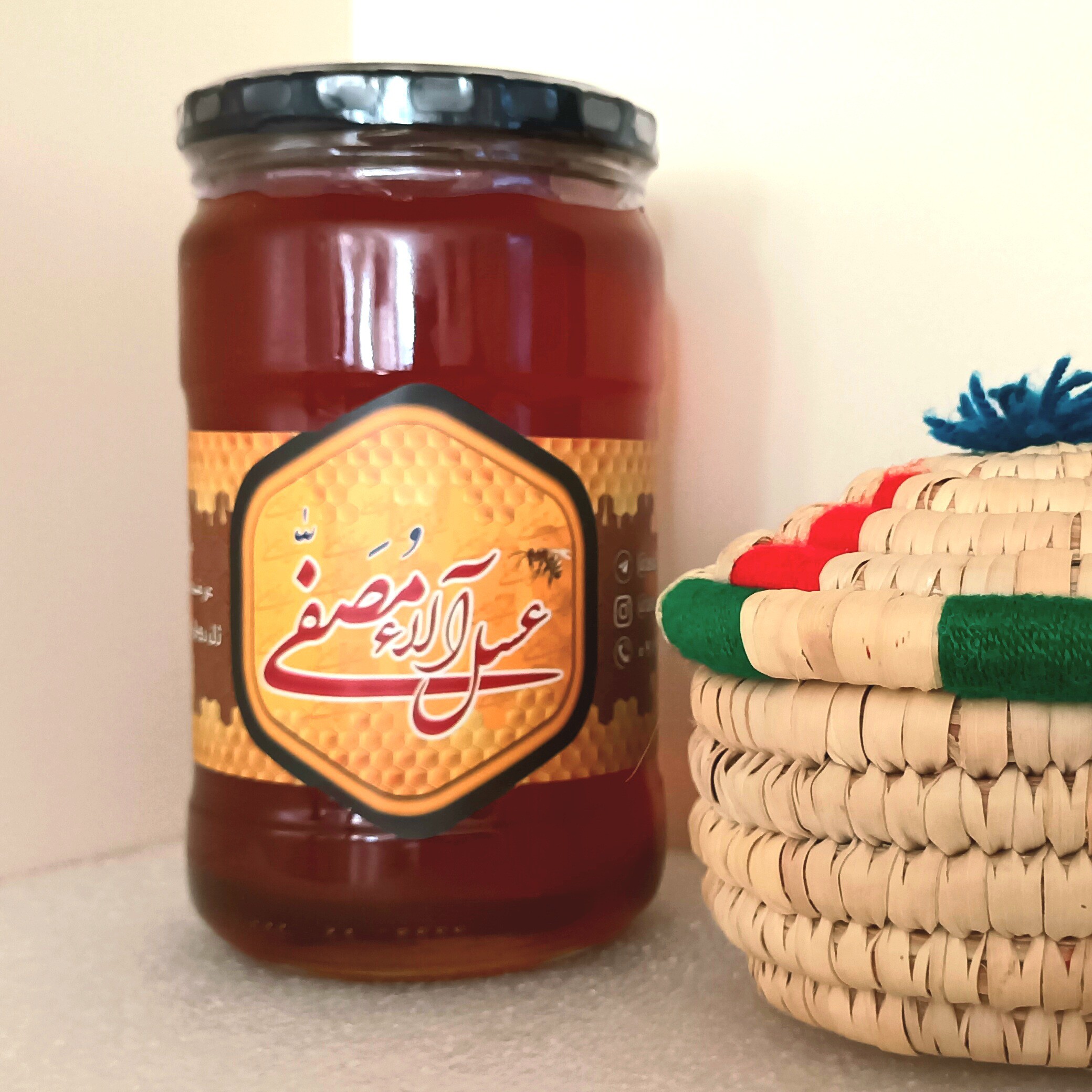 عسل طبیعی آویشن زنجان 900 گرمی ساکارز 1