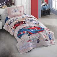 روتختی کودک پنبه دوزی ترک برند کلسی (Clasy) مدل Garage تک نفره 2 تکه