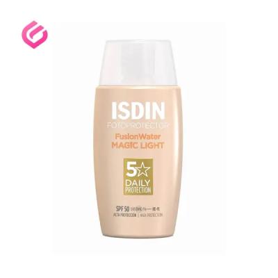 ضد آفتاب رنگی ایزدین فیوژن واتر مجیک لایت SPF 50 مدل ISDIN Fusion Water MAGIC Light