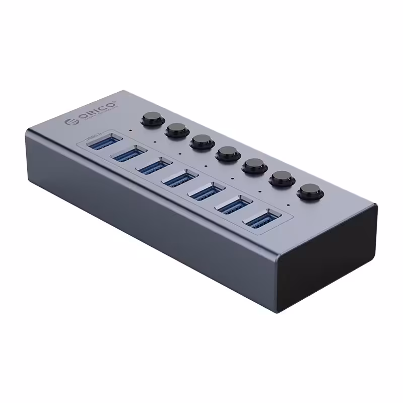 هاب 7 پورت USB 3.0 اوریکو مدل BT2U3-7AB
