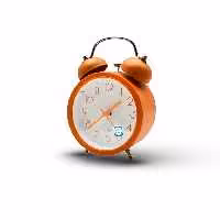 ساعت رومیزی زنگ دار صفحه سفید طرح تک رنگ کلاسیک سایز کوچک