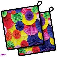 دستگیره آشپزخانه مدل K1-101002 رنگ مشکی سایز 18*18 سانتی‌ متر بسته 2 عددی