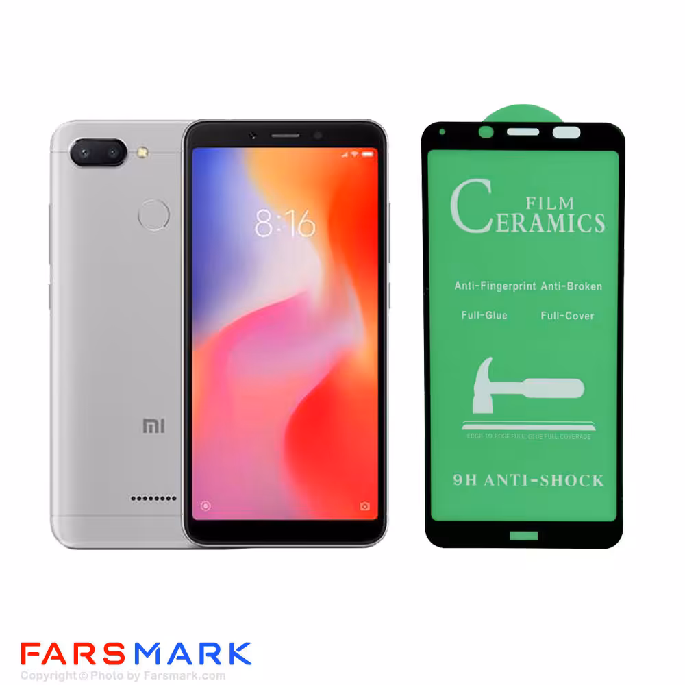 گلس سرامیکی گوشی شیائومی Xiaomi Redmi 6