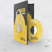 موکاپ DVD لایه باز | گرافیک با طعم تربچه