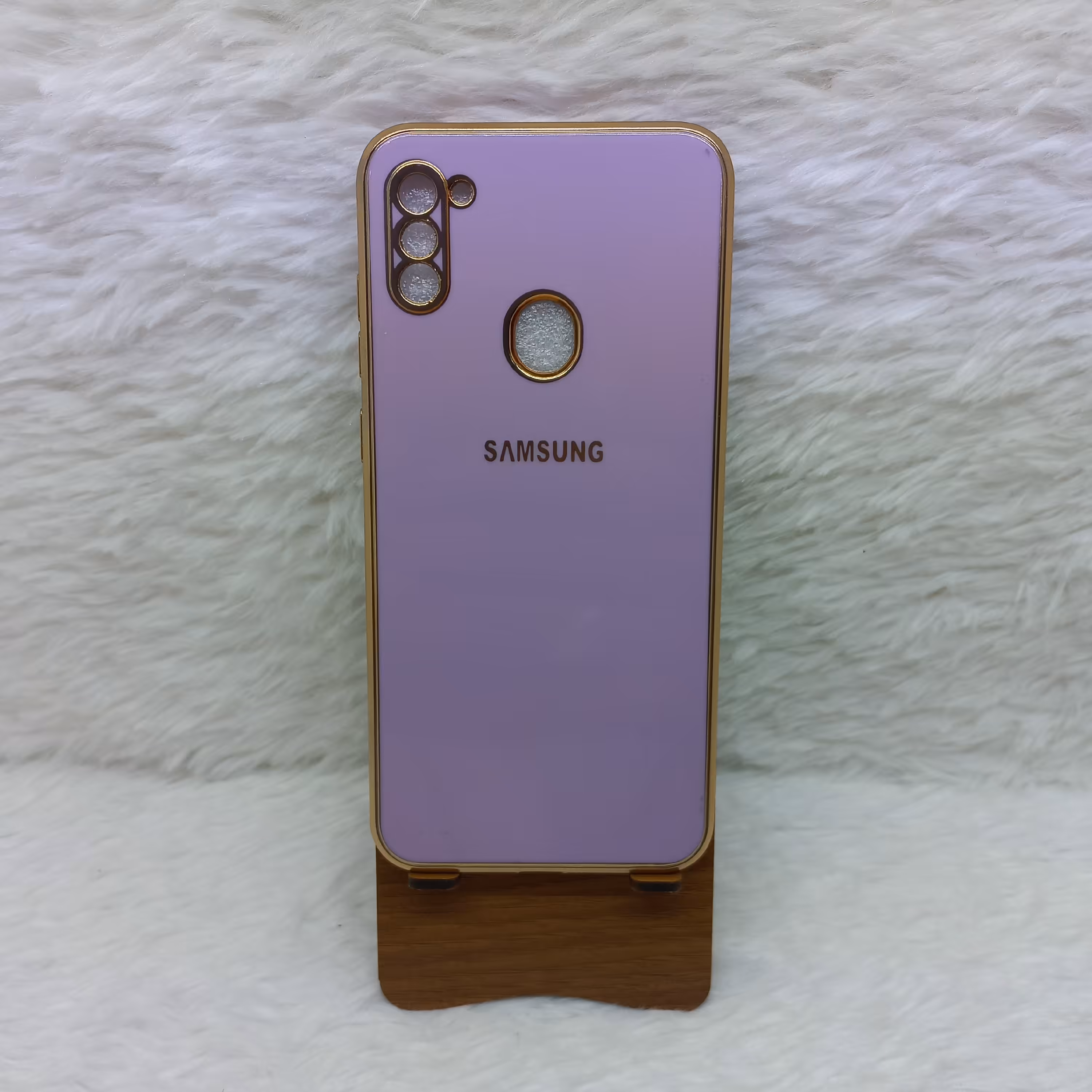 گارد (قاب) گوشی A11 M11 مدل مای کیس رنگ بنفش مناسب گوشی Samsung A11 M11