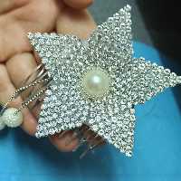 شانه مو دخترانه  با سنگ براق